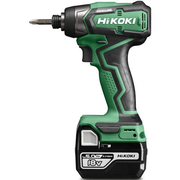HiKOKI WH18DD Slagskrutrekker med 2 stk 5,0 Ah batterier og lader - BEST I TEST 2025