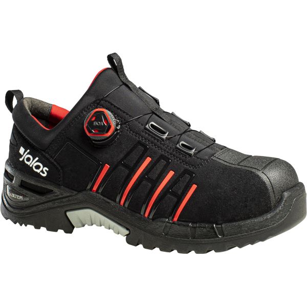 Jalas 9965 Exalter Easyroll Vernesko S3, BOA, svart/rød Str. 42