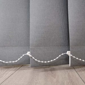 Komplett paket Lux Grafitt - Lamellgardin 2250, 800