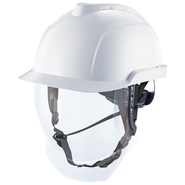 MSA V-Gard 950 Vernehjelm uventilert Hvit