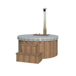 vedfyrt badestamp for 4-5 pers Tub Deluxe Internal