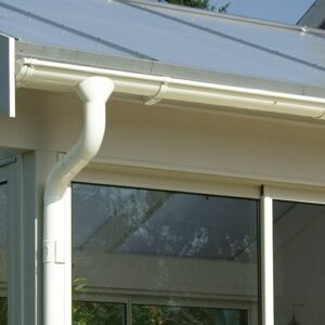 Komplette pakker Takrenner 3,00 m, Hvit