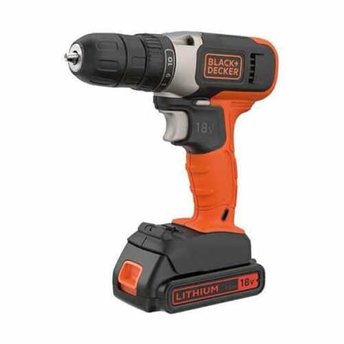 Black & Decker BCD001C1-QW Borskrutrekker med batteri og lader