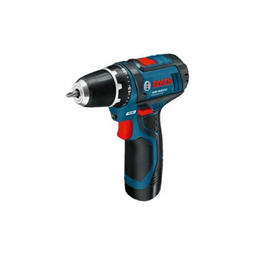 Bosch GSR 12V-15 Borskrutrekker med 2,0 og 4,0 Ah batteri og lader