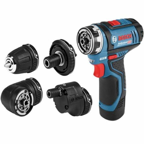 Bosch GSR 12V-15 FC Borskrutrekker med batteri og lader