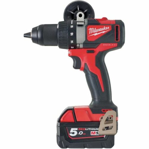 Milwaukee M18 BLDD2-502X Borskrutrekker med batteri og lader