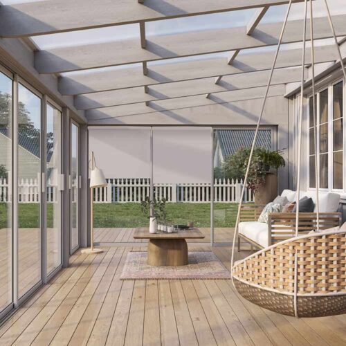 Rullegardin Skygge R3000 Basic 80 cm, Hvit – T7